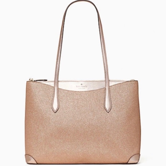 kate spade Handbags - Kate Spade Lola Shimmy Glitter Tote